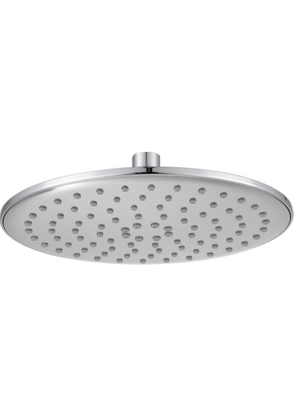 Oval Duş Başlığı, Ø23 Cm, Şık Gri Renk, Yüksek Performans ve Şık Tasarım