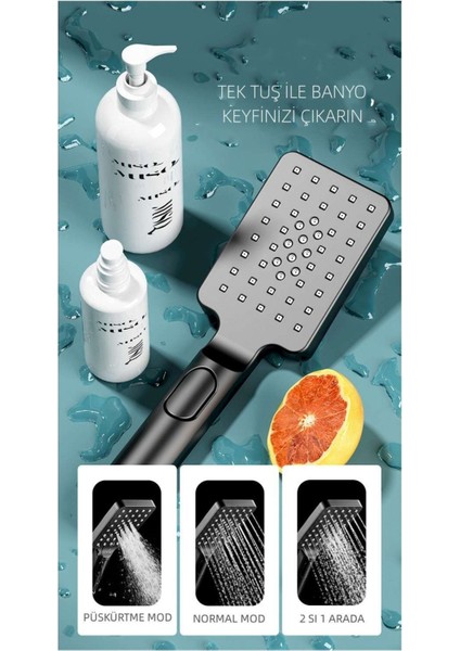 20X30 Mat Siyah El Duş Tepe Fleko Dd5 modelleri