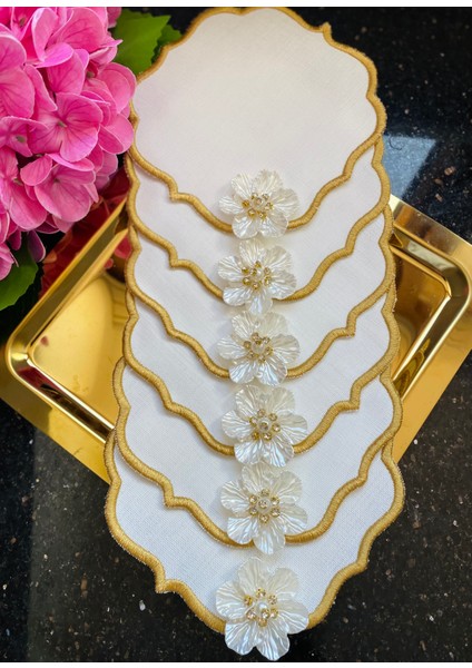 Sunum Peçete,kokteyl Peçete,kahve Yanı Sunum Peçete 6 Adet fiyatları