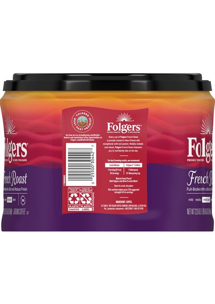 French Roast Med-Dark Ground Coffee 640 gr fiyatları