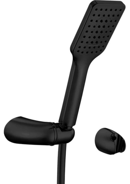 Şık Mat Siyah Mafsallı Banyo Üst Takımı, Modern ve Stil Sahibi Tasarım