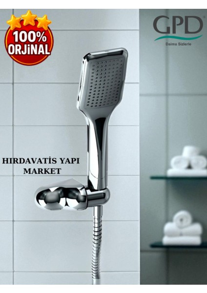 Gri Masajlı Duş Seti, Tepe Tutucu ile Rahatlatıcı Banyo Deneyimi modelleri