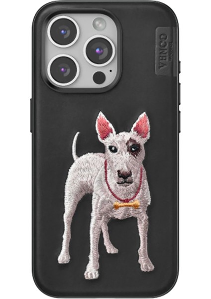 Zengezur Venco Iphone 15 Pro Max Perma Desenli Kapak - Siyah