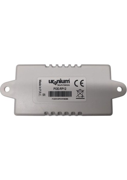 Uranıum POE-RP12P 1 Port Poe Giriş Besleme+ 2 Port Poe Çıkış 10/100 Plastik Kasa Poe Repeater(Realtek modelleri