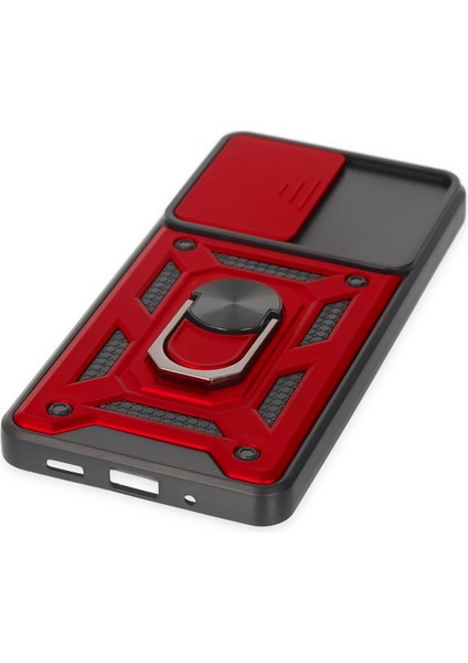 Zengezur Newface Samsung Galaxy S20 Fe Kılıf Pars Lens Yüzüklü Silikon - Kırmızı indirimleri