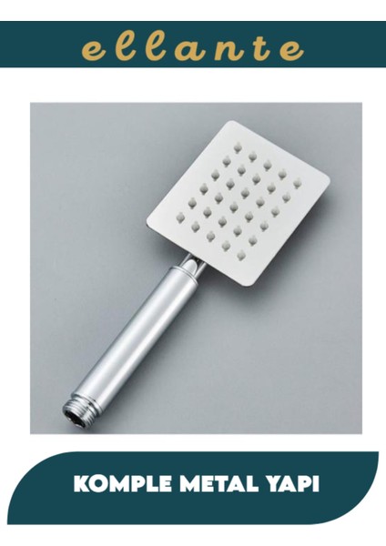 Paslanmaz Çelik Kare Duş Başlığı, Kireç Engelleyici, Yüksek Kalite modelleri