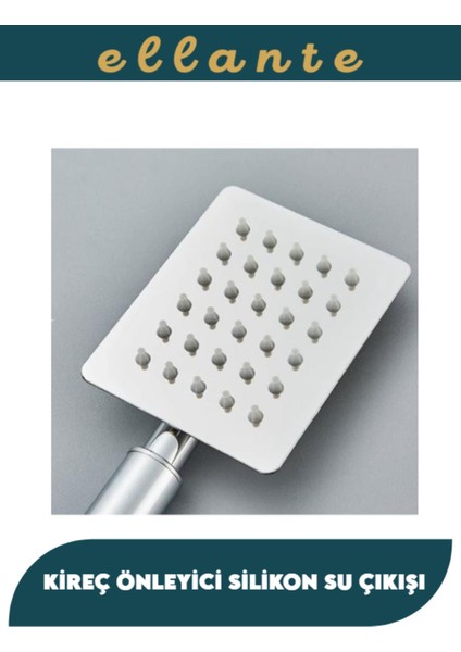 Paslanmaz Çelik Kare Duş Başlığı, Kireç Engelleyici, Yüksek Kalite indirimleri