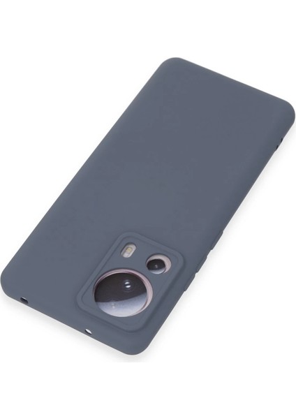 Zengezur Newface Xiaomi Mi 13 Lite Kılıf Nano Içi Kadife Silikon - Gri modelleri