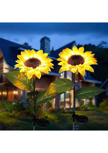 Açık Hava Ayçiçeği Solar Güneş Enerjili Bahçe Lambası & Villa Köşk Yazlık Özel Dekoratif Aydınlatma indirimleri