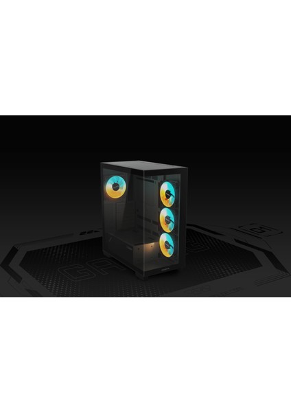 C500 Panoramic Stealth Argb Pro Gamer -Intel I7 13700K + Nvidia Rtx 4060 + 32GB Ram - 1tb M.2nvme SSD modelleri