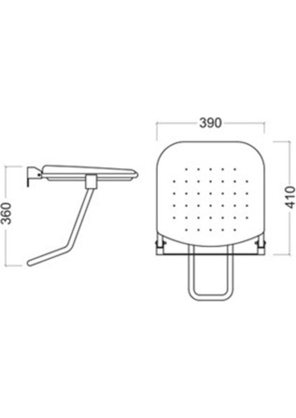 Konforlu Banyo Duş Oturağı, Engelli Dostu Rahat Oturma Koltuğu