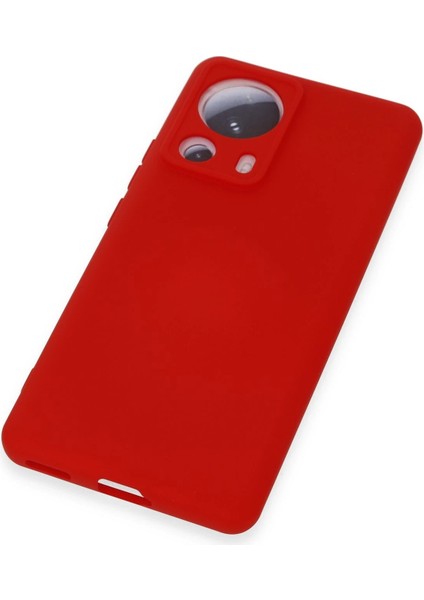 Zengezur Newface Xiaomi Mi 13 Lite Kılıf Nano Içi Kadife Silikon - Kırmızı fırsatları