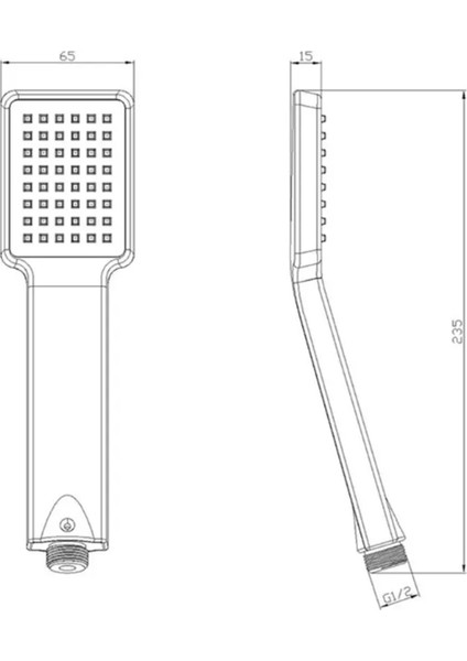 Şık Siyah El Duşu ve Banyo Fiskiyesi, Zarif Tasarım, Kaliteli ve Dayanıklı modelleri