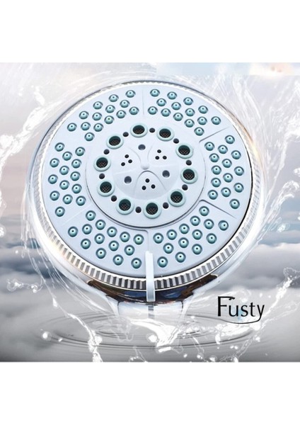 5 Fonksiyonlu El Duşu ve Büyük Duş Başlığı Seti, Konforlu Kullanım