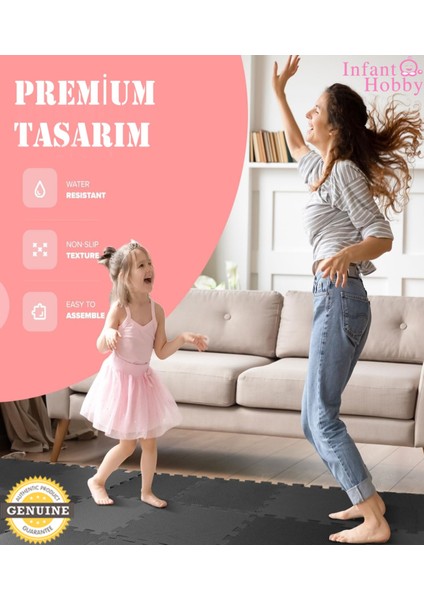 Infant Hooby Premium Puzzle Karo Oyun Matı Seti 100X100 ( 9 Adet )