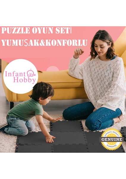 Infant Hooby Premium Puzzle Karo Oyun Matı Seti 100X100 ( 9 Adet ) fiyatları