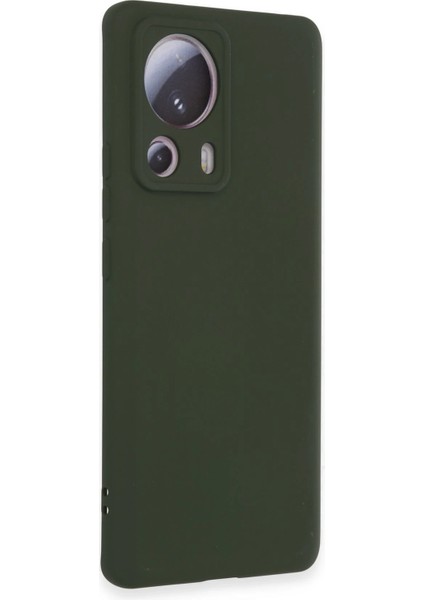 Zengezur Newface Xiaomi Mi 13 Lite Kılıf Nano Içi Kadife Silikon - Koyu Yeşil fiyatları