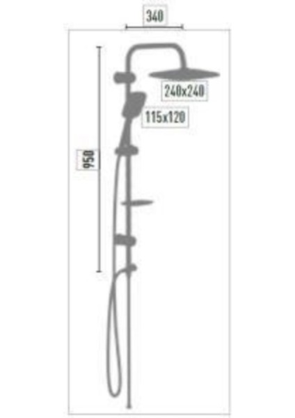 Şık Siyah Kare Tepe ve Robot Duş Seti, Modern ve Kullanışlı Tasarım fırsatları