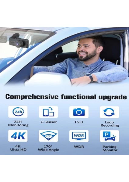 Full Hd Araç Kamerası, 2.0" Ekranlı, G-Sensörlü Gece Görüşlü Trafik Kayıt Cihazı fiyatları