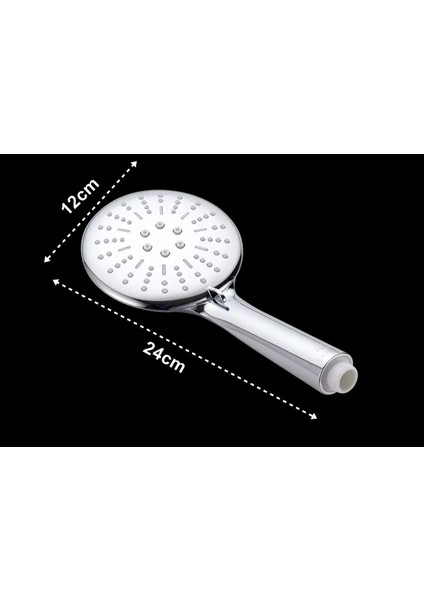 Yapıtaşı YT05 Nirvana Banyo El Duşu 3 Fonksiyonlu Gri modelleri