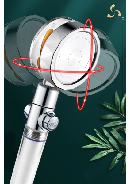 360° Dönebilen, Ayarlanabilir, Tazyikli ve Su Tasarruflu Duş Başlığı fırsatları