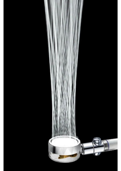 360° Dönebilen, Ayarlanabilir, Tazyikli ve Su Tasarruflu Duş Başlığı