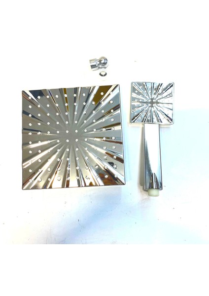 Çok Renkli Robot Tepe ve El Duşu Seti, Şık ve Fonksiyonel Duş Deneyimi