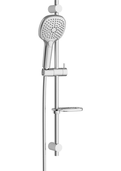 Krom El Duş Takımı, Modern ve Şık Tasarım, Kaliteli ve Dayanıklı Kullanım