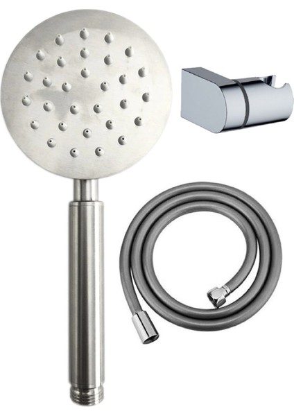 Paslanmaz Duş Başlığı ve Hortum Seti, Şık ve Kullanışlı Duş Deneyimi