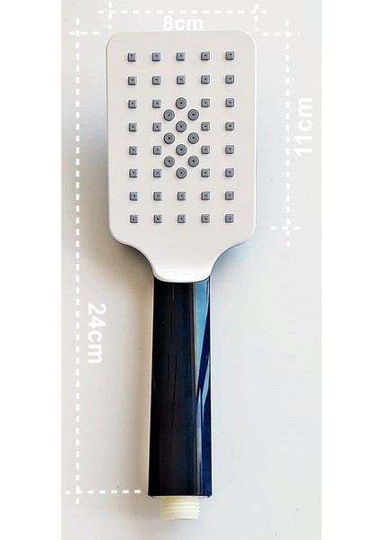 YT288 Elif Banyo Duş Başlığı Siyah Beyaz 1fonksiyonlu, Şık ve Kullanışlı Tasarım modelleri