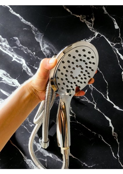 3 Fonksiyonlu Spiral Hortumlu Paslanmaz Duş Seti, Esnek ve Kullanışlı fiyatları