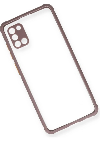 Zengezur Newface Samsung Galaxy A31 Kılıf Miami Şeffaf Silikon - Açık Mor modelleri