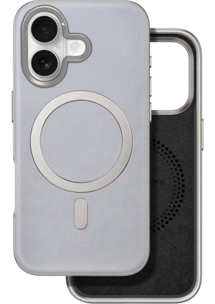 Zengezur Venco Iphone 16 Puskas Magsafe Kapak - Titan Gri