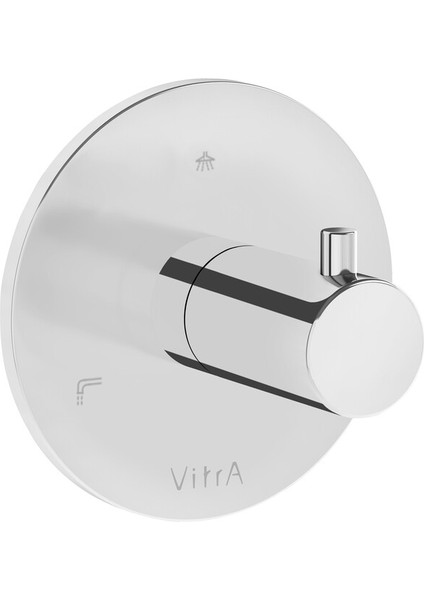 Krom Ankastre 3 Yollu Yönlendirici, Sıva Üstü, Dayanıklı ve Estetik Tasarım