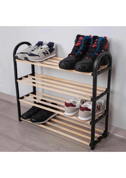 House More 4 Katlı Ahşap Ayakkabılık HM-4050 fiyatları