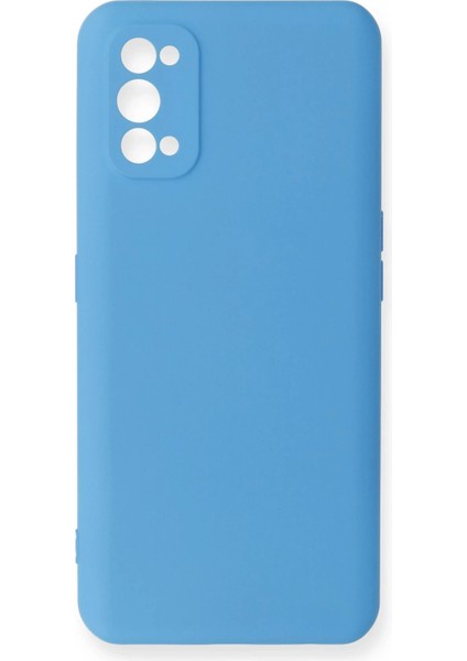 Zengezur Newface Realme 7 Pro Kılıf Nano Içi Kadife Silikon - Mavi