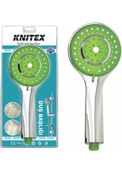 Renkli Fonksiyonlu Duş Başlığı, Şık ve Kullanışlı Tasarım