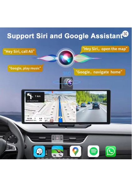 Carplay 11” IPS Ekranlı Araç Multimedya Sistemi – Apple Carplay, Android Auto, Wi-Fi, Kamera