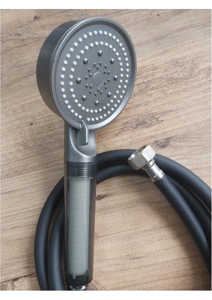 Antrasit Gri Filtreli Spa Modlu ve Mat Siyah Duş Başlığı ile Seti fiyatları