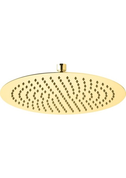 Altın Renkli 300 mm Duş Başlığı, Şık ve Kullanışlı Tasarım