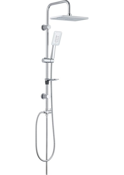 Çift Kenenetli Spiralli Elite Hybrid Duş Seti, Şık ve Fonksiyonel Tasarım