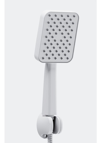 Beyaz Yüksek Basınçlı El Duşu, 2 Yıl Garantili, Pratik ve Şık Tasarım