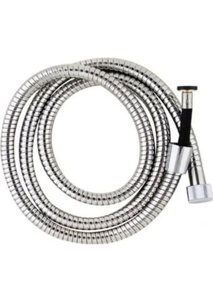 5 Fonksiyonlu Yüksek Basınçlı Siyah Duş Seti, 150 Cm, Yapışkanlı Mafsal Hortum