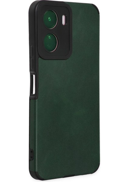 Zengezur Newface Vivo Y16 Kılıf Loop Deri Silikon - Yeşil fiyatları