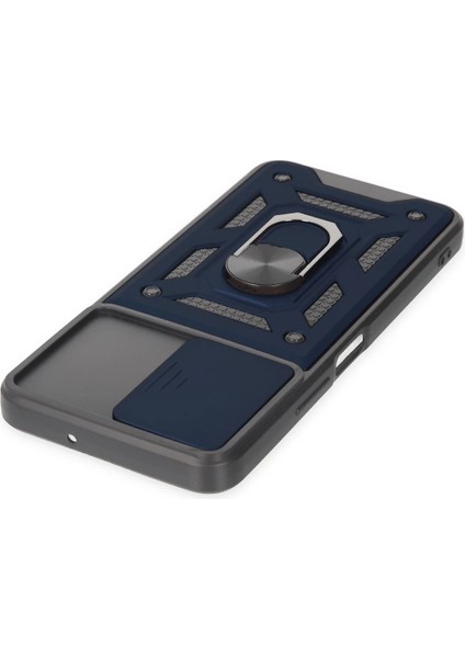 Zengezur Newface Vivo Y16 Kılıf Pars Lens Yüzüklü Silikon - Lacivert fırsatları