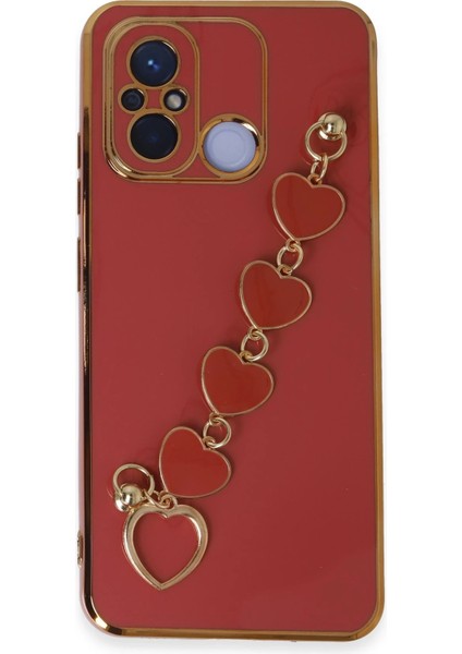 Zengezur Newface Xiaomi Redmi 12C Kılıf Esila Silikon - Kırmızı