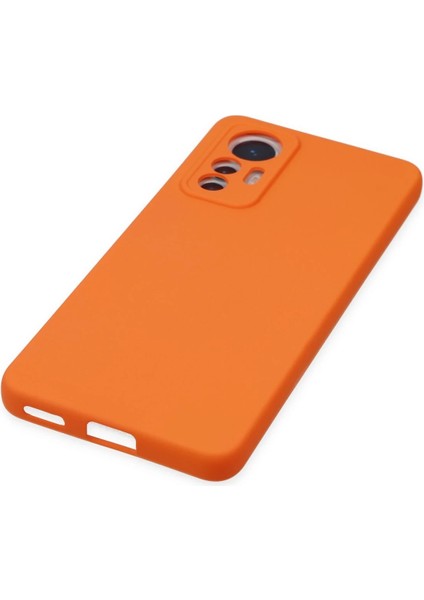 Zengezur Newface Xiaomi Mi 12 Lite Kılıf Nano Içi Kadife Silikon - Turuncu fırsatları