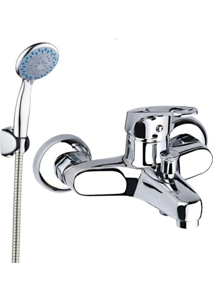 Şık ve Fonksiyonel Banyo Duş Seti, Kaliteli Batarya ve Hortum Takımı ile Kullanıma Hazır