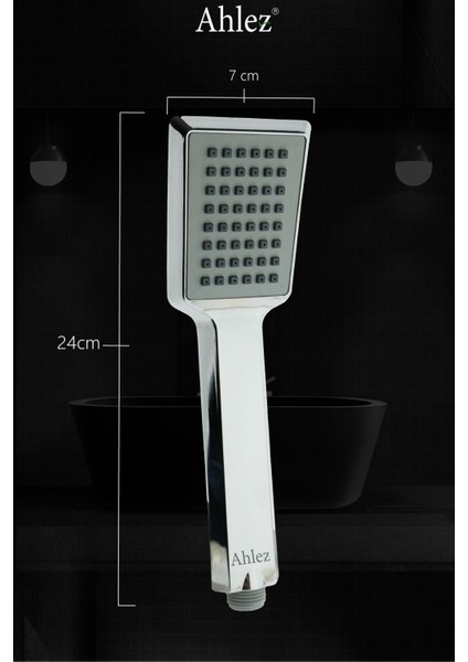 Kolay Kullanımlı Tek Fonksiyonlu Duş Başlığı, Taşınabilir ve Pratik Tasarım fırsatları