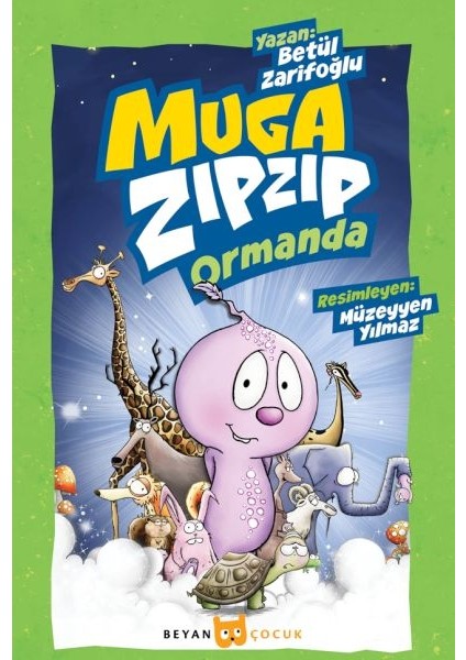 Muga Zıpzıp Ormanda (Renkli - Resimli)